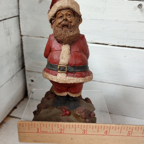 Vintage Signed Tom Clark Christmas Gnome, 1987 Mr Claus Figurine Sculpture Santa - Picture 9 of 12